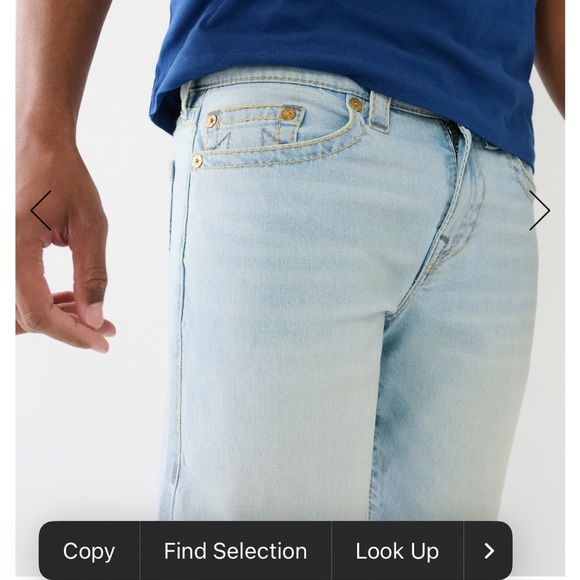 COPY - GENO BIG T SLIM JEAN NO FLAP in 32 - Picture 3 of 3